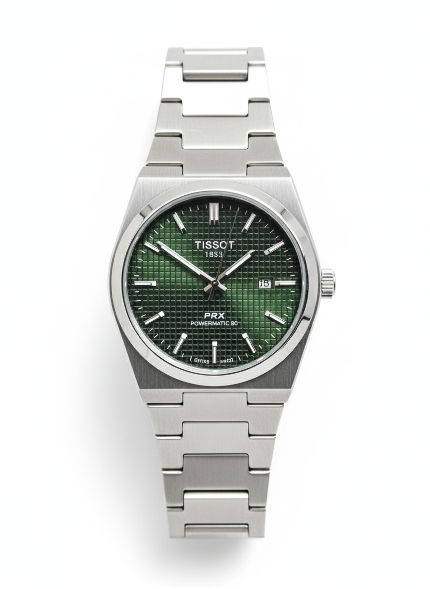 Tissot Green & Sliver