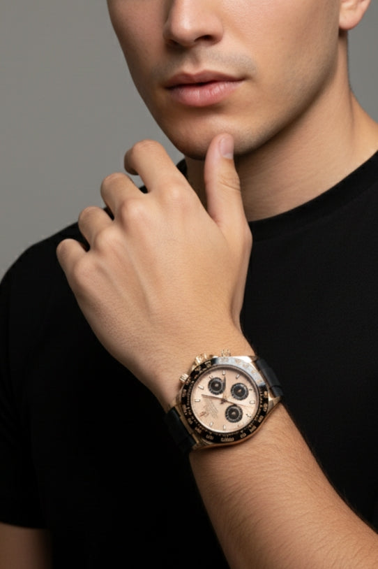 Image of Rolex Blue & Gloden